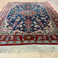 Orientteppich handgeknüpft Isfahan Kork fein 143x105 cm