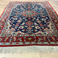 Orientteppich handgeknüpft Isfahan Kork fein 143x105 cm