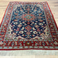 Orientteppich handgeknüpft Isfahan Kork fein 143x105 cm