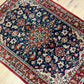 Orientteppich handgeknüpft Isfahan Kork fein 143x105 cm