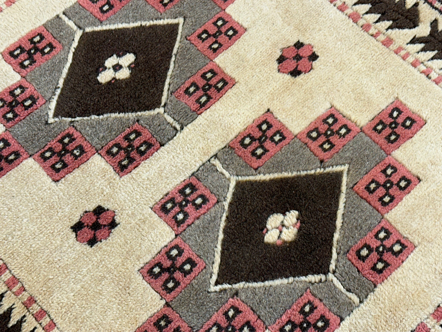 Handgeknüpfter Kazak Orientteppich 123x113cm