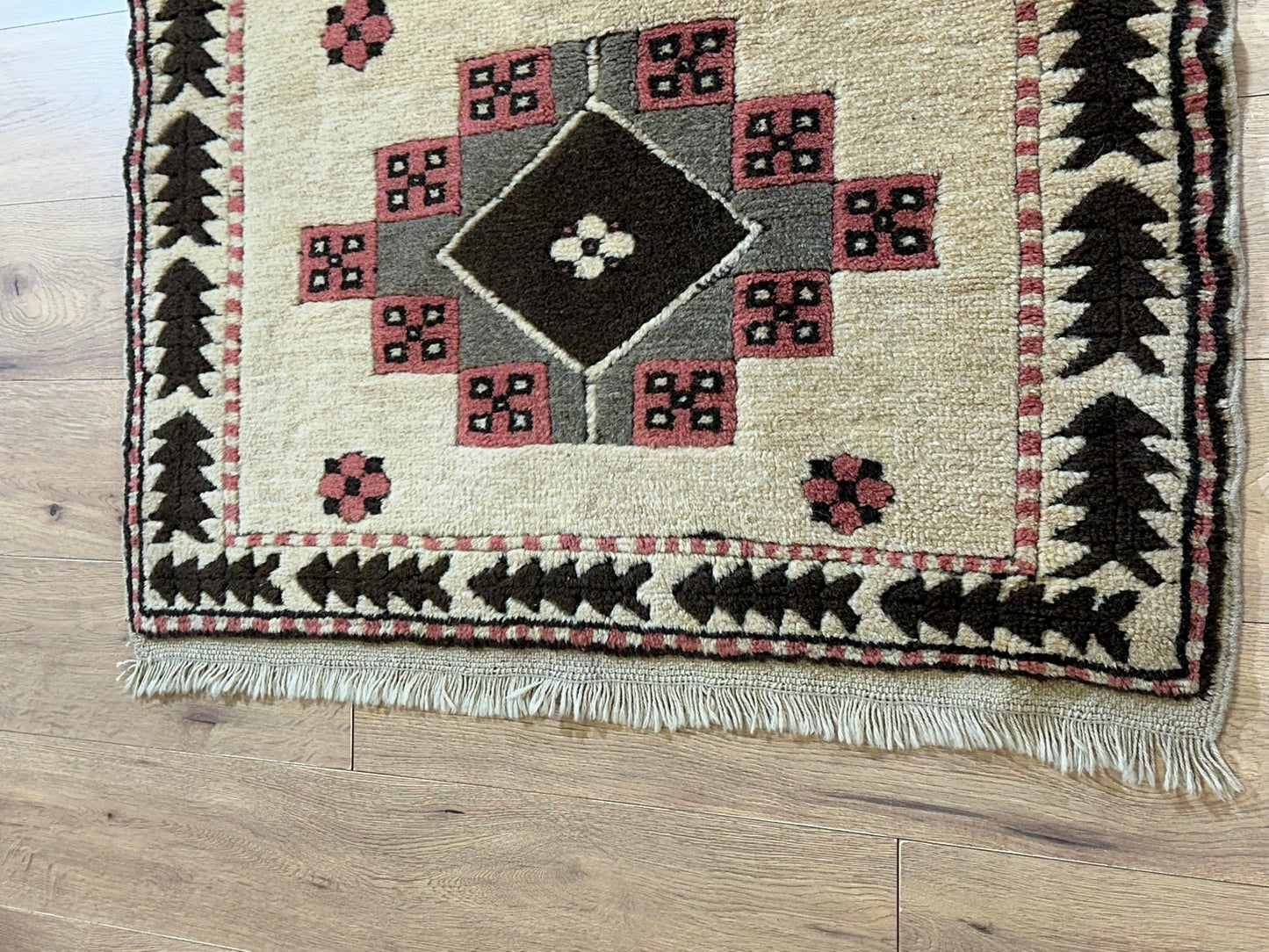 Handgeknüpfter Kazak Orientteppich 123x113cm