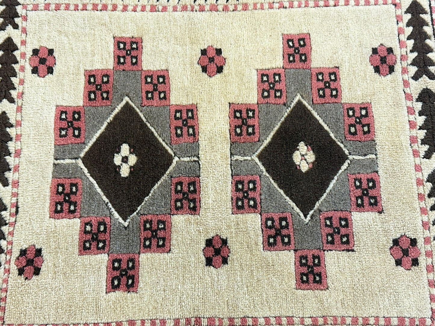 Handgeknüpfter Kazak Orientteppich 123x113cm