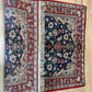 Orientteppich handgeknüpft Isfahan Kork fein 143x105 cm