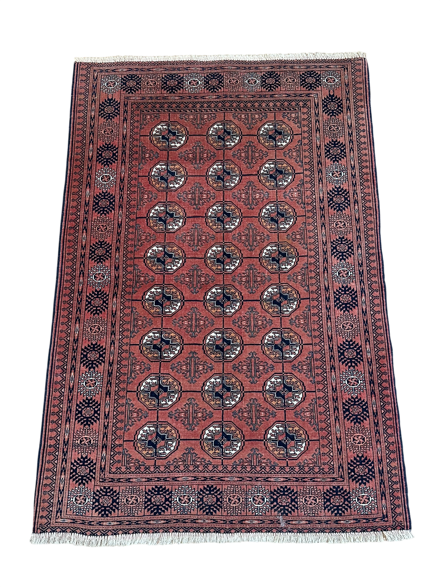 Handgeknüpfter Perserteppich Jomut Buchara – 150x100 cm Wolle