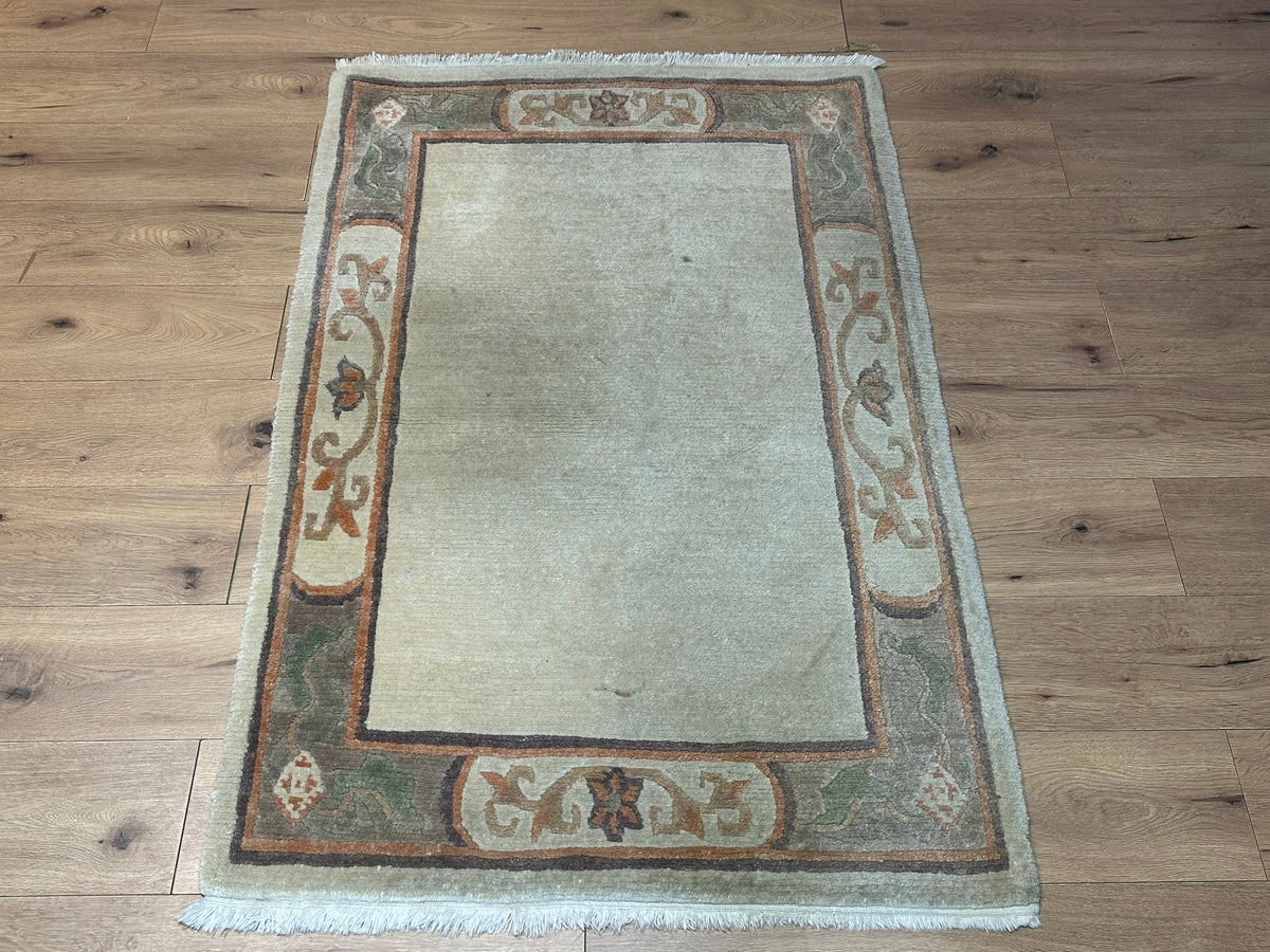 Orientteppich handgeknüpft Nepal Tibet Wolle 156x100 cm