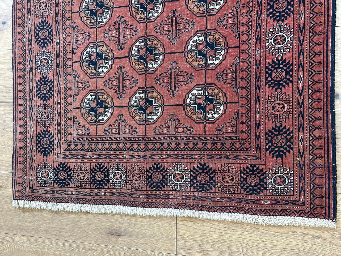 Handgeknüpfter Perserteppich Jomut Buchara – 150x100 cm Wolle
