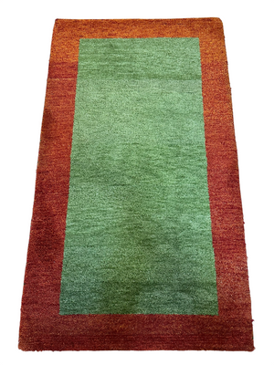 Orientteppich handgeknüpft Indian Gabbeh Wolle 163x95 cm