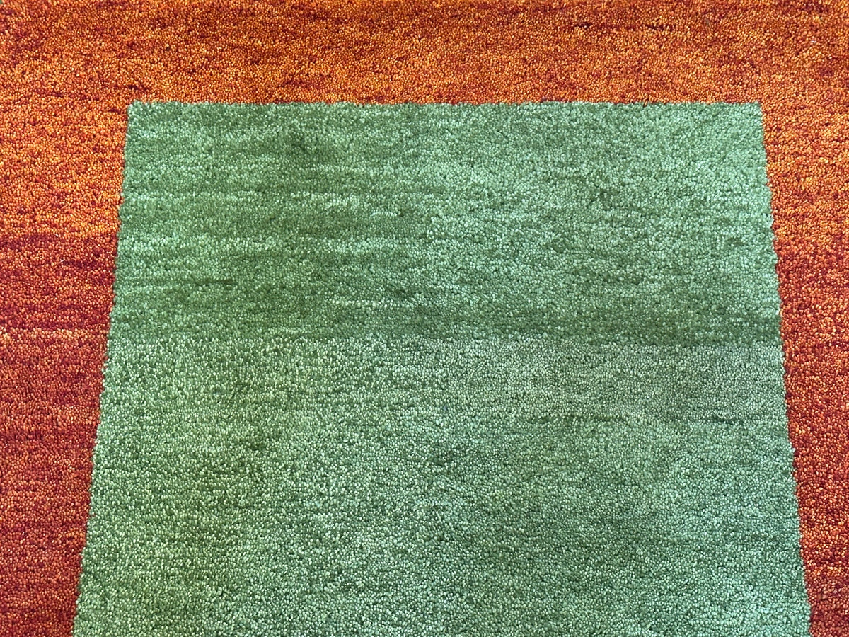 Orientteppich handgeknüpft Indian Gabbeh Wolle 163x95 cm