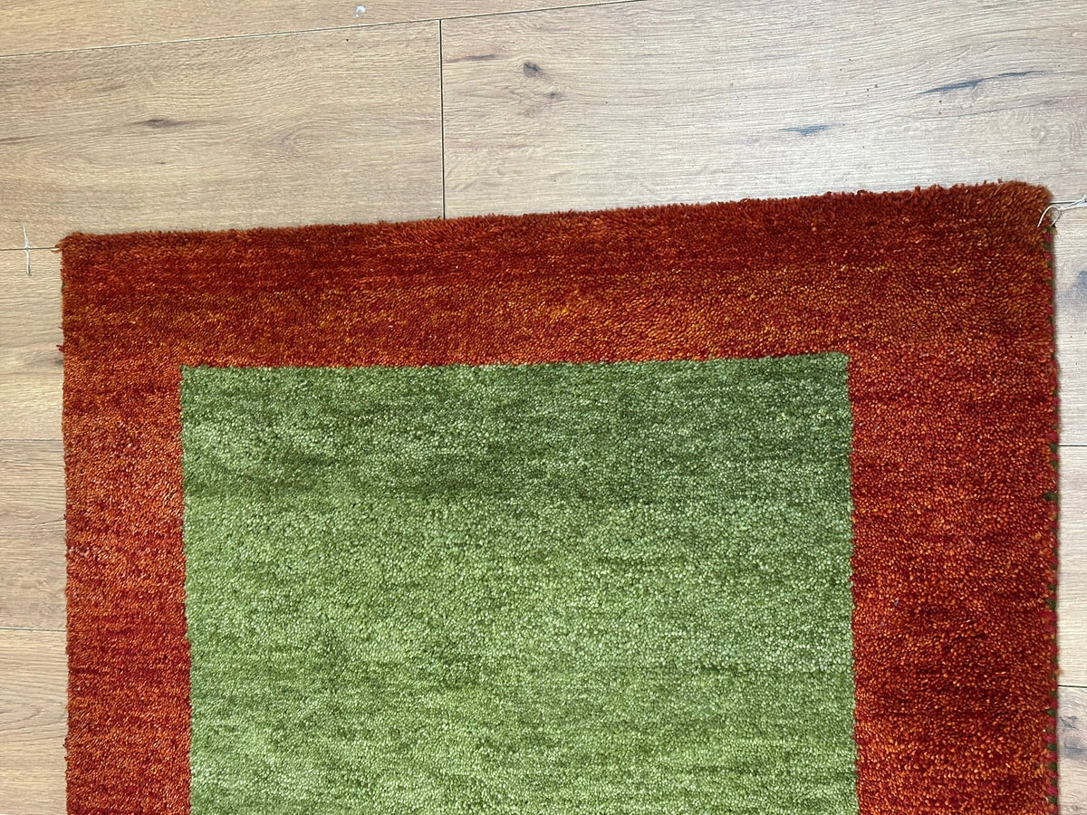Orientteppich handgeknüpft Indian Gabbeh Wolle 163x95 cm