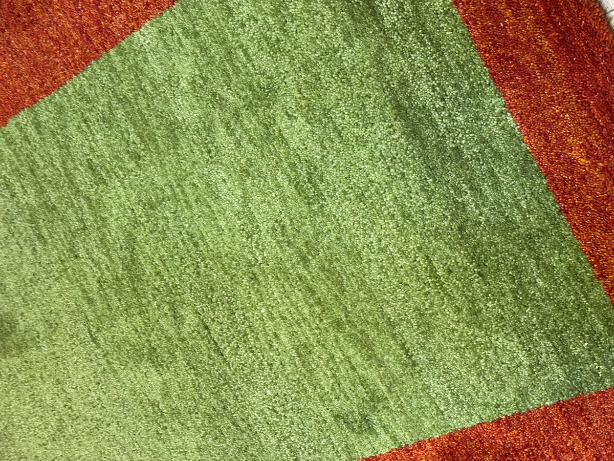 Orientteppich handgeknüpft Indian Gabbeh Wolle 163x95 cm