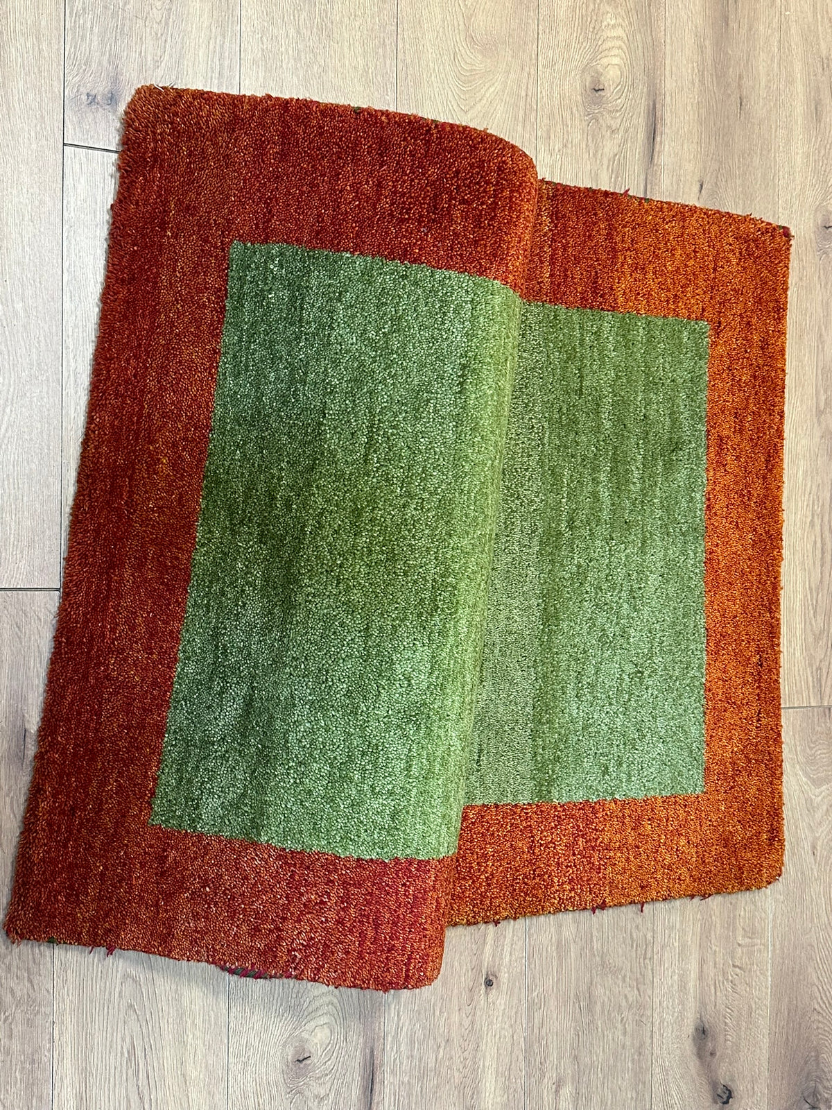 Orientteppich handgeknüpft Indian Gabbeh Wolle 163x95 cm