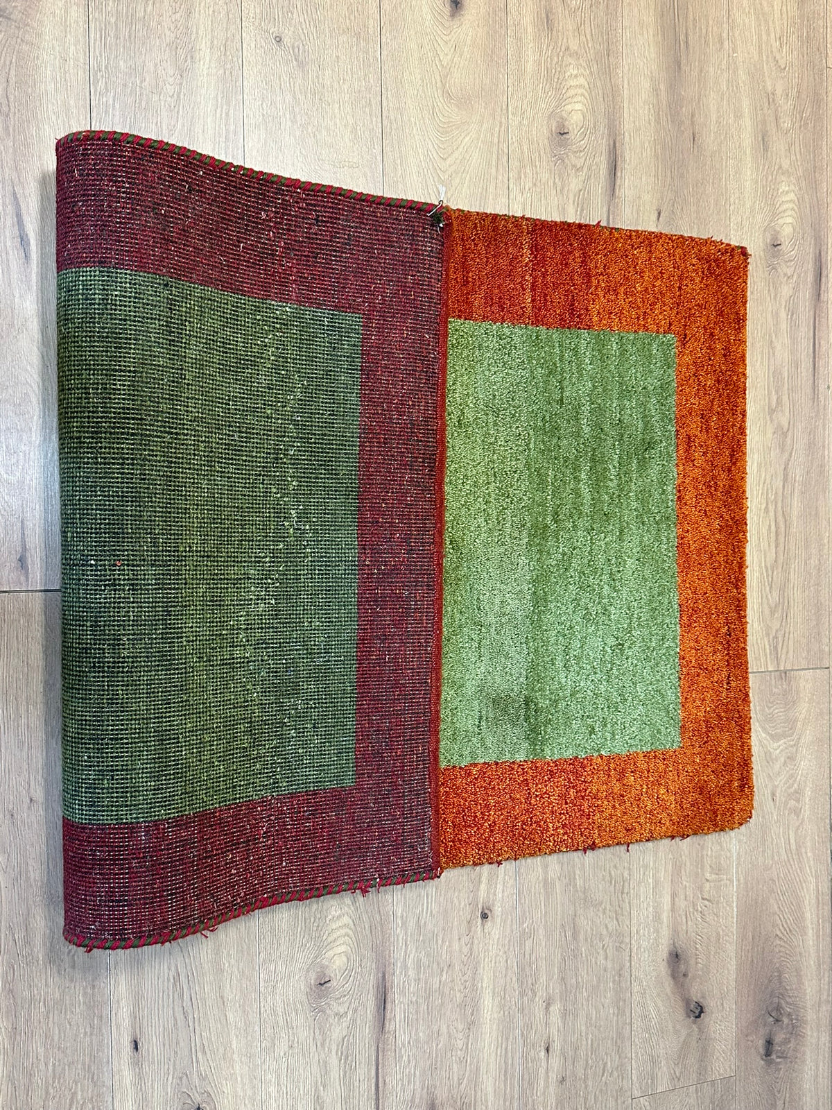 Orientteppich handgeknüpft Indian Gabbeh Wolle 163x95 cm