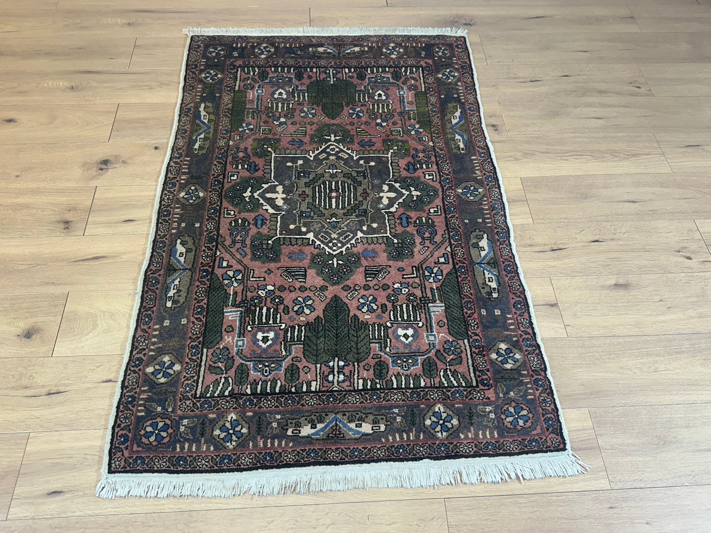Handgeknüpfter Bidjar Perserteppich  Wolle, 125x85 cm