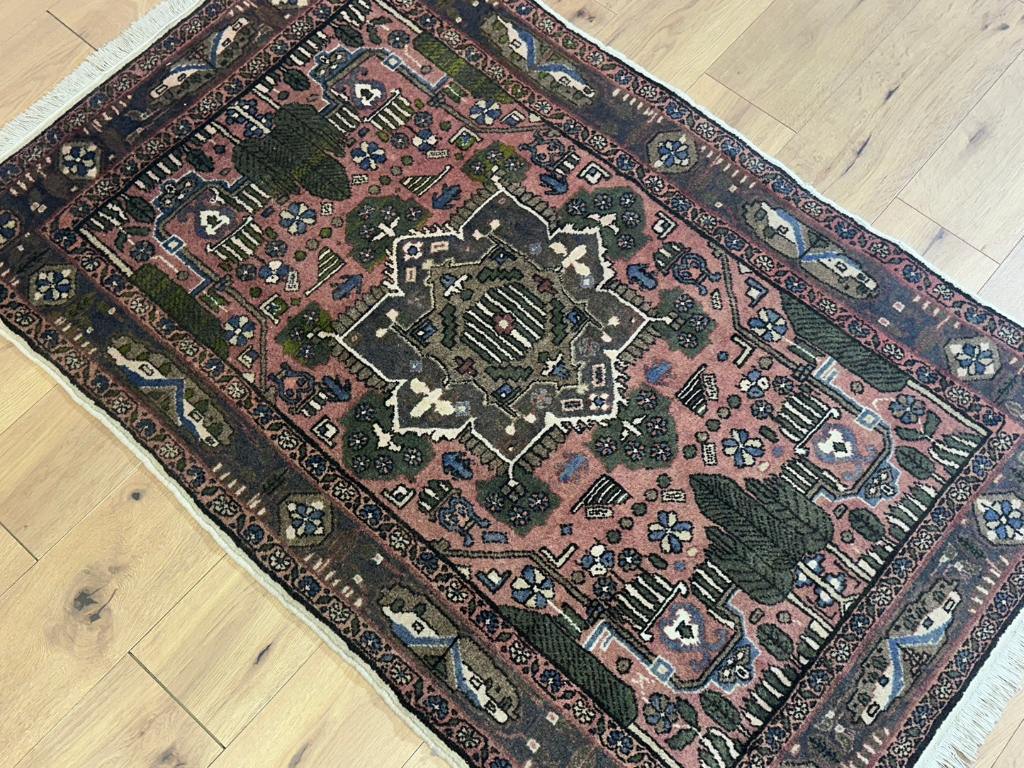 Handgeknüpfter Bidjar Perserteppich  Wolle, 125x85 cm