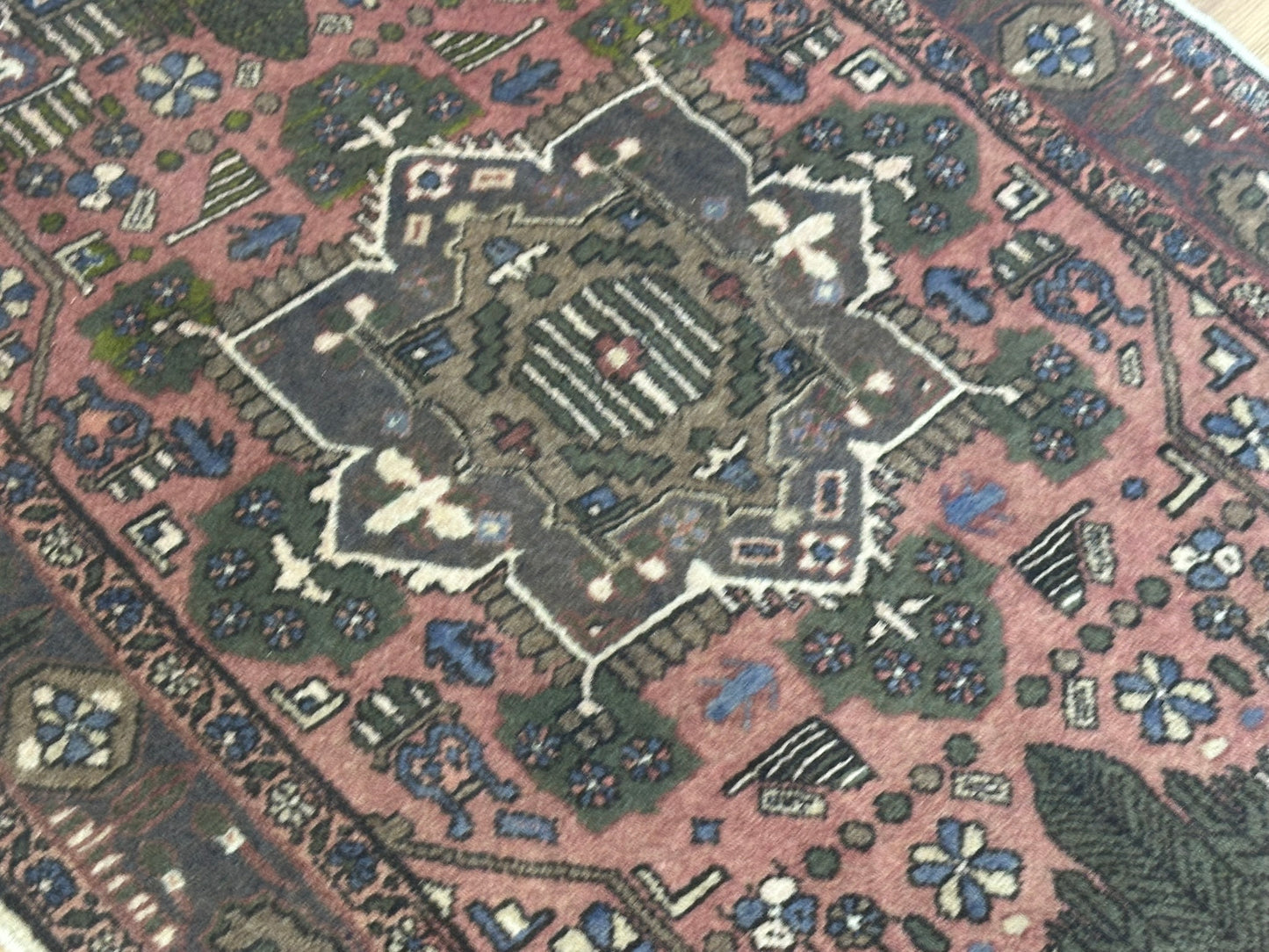 Handgeknüpfter Bidjar Perserteppich  Wolle, 125x85 cm