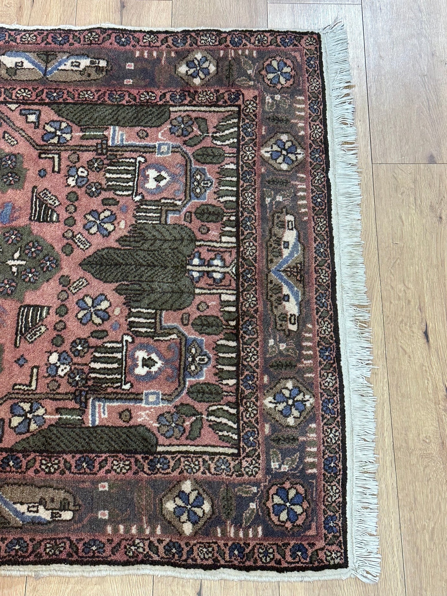 Handgeknüpfter Bidjar Perserteppich  Wolle, 125x85 cm