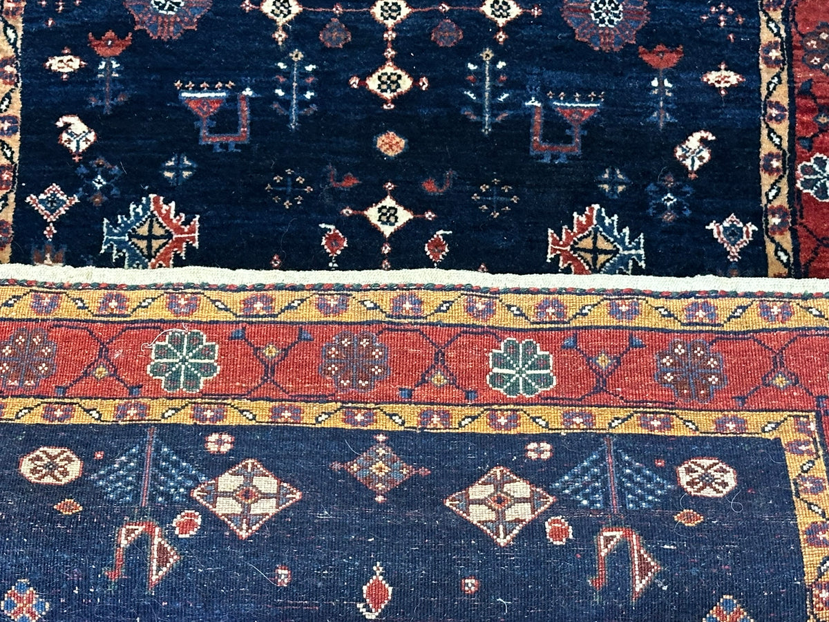 Orientteppich handgeknüpft Ghaschguli Gabbeh 145x95 cm