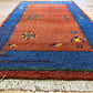 Orientteppich handgeknüpft Indian Gabbeh Wolle 166x93 cm
