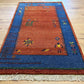Orientteppich handgeknüpft Indian Gabbeh Wolle 166x93 cm