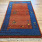 Orientteppich handgeknüpft Indian Gabbeh Wolle 166x93 cm