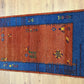 Orientteppich handgeknüpft Indian Gabbeh Wolle 166x93 cm