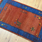 Orientteppich handgeknüpft Indian Gabbeh Wolle 166x93 cm