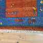 Orientteppich handgeknüpft Indian Gabbeh Wolle 166x93 cm