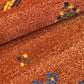 Orientteppich handgeknüpft Indian Gabbeh Wolle 166x93 cm