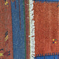 Orientteppich handgeknüpft Indian Gabbeh Wolle 166x93 cm