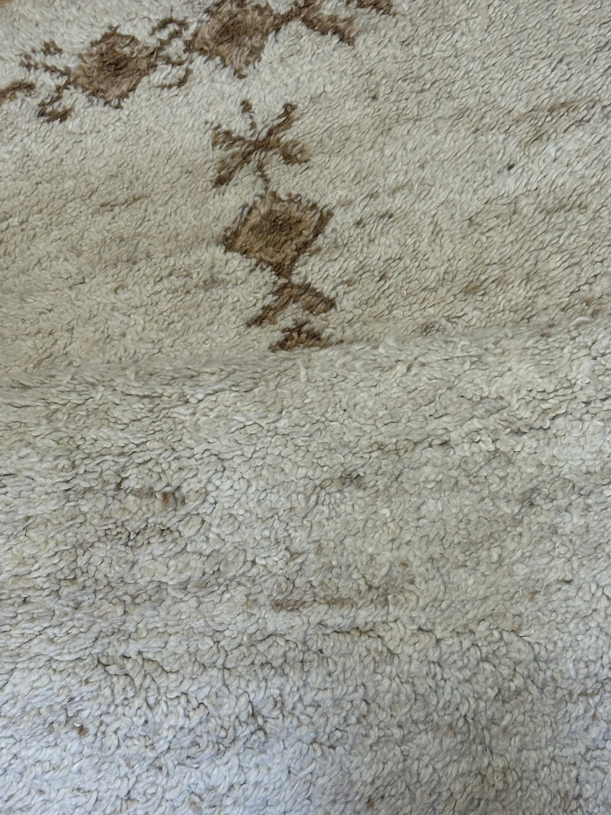 Orientteppich handgeknüpft Berber Wolle 156x90 cm