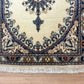 Handgeknüpfter Perser Orientteppich Nain mit Seide Maße: 85x60cm
