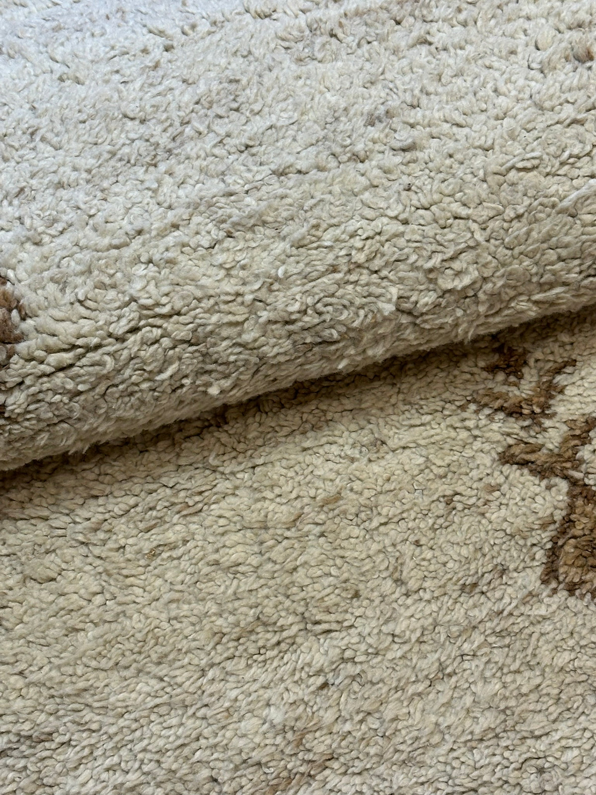 Orientteppich handgeknüpft Berber Wolle 156x90 cm