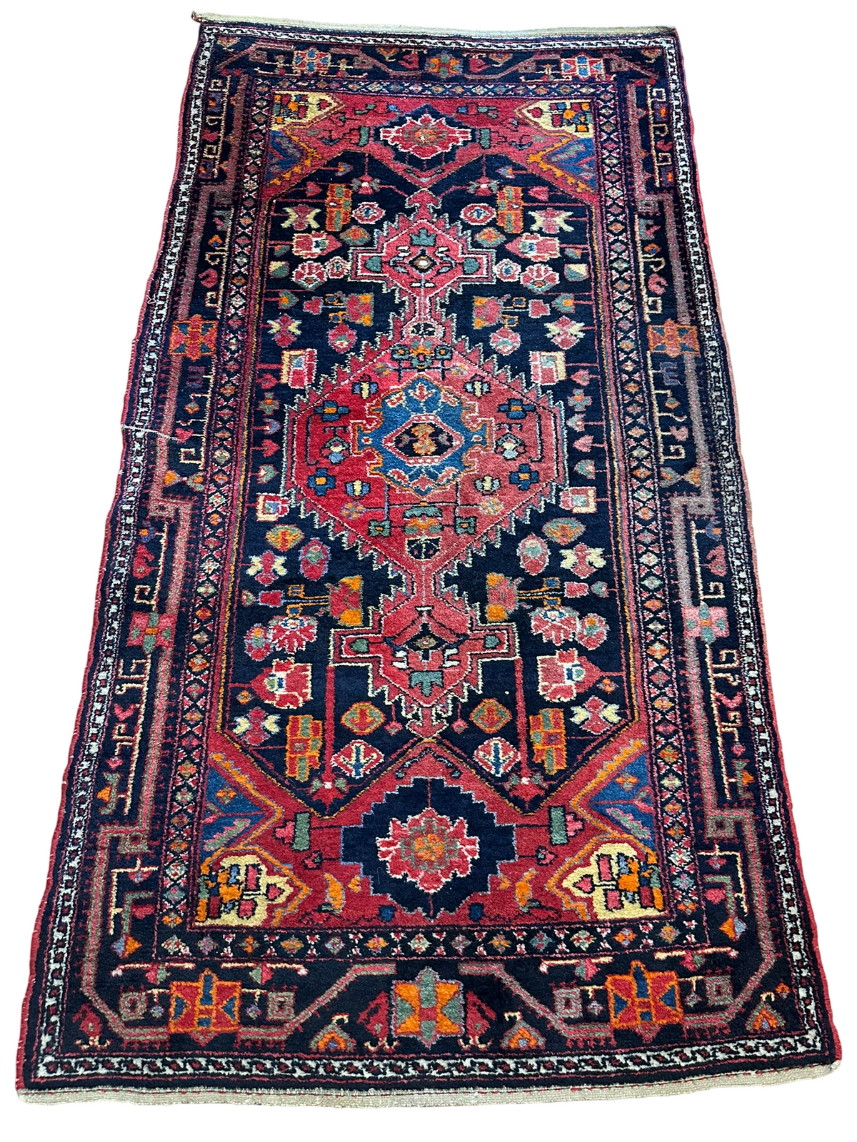 Orientteppich handgeknüpft Malayer 217x115 cm