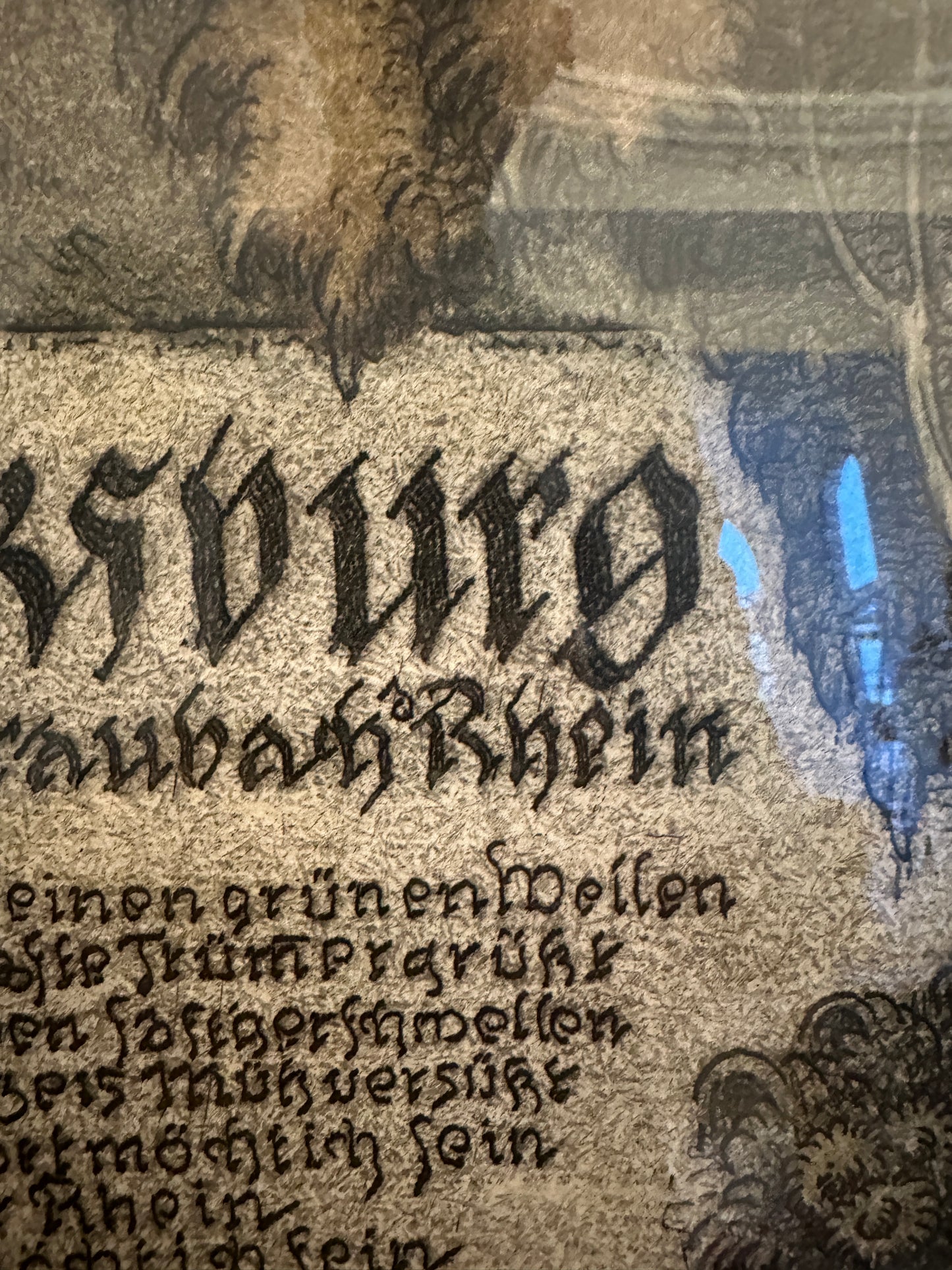 Original Kupferradierung Marksburg am Rhein Handsigniert Verlag Grunewald