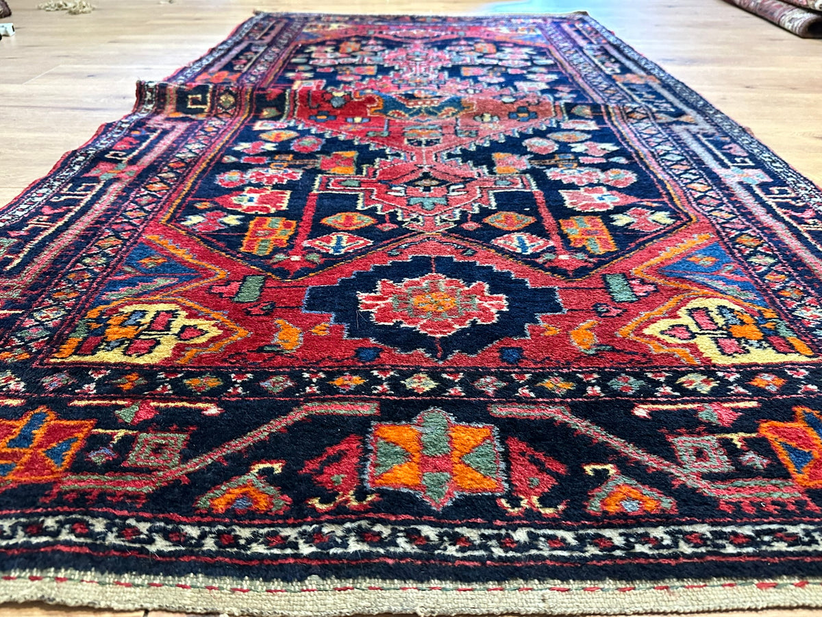 Orientteppich handgeknüpft Malayer 217x115 cm
