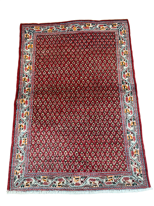 Orientteppich handgeknüpft Sarough Mir 155x110 cm