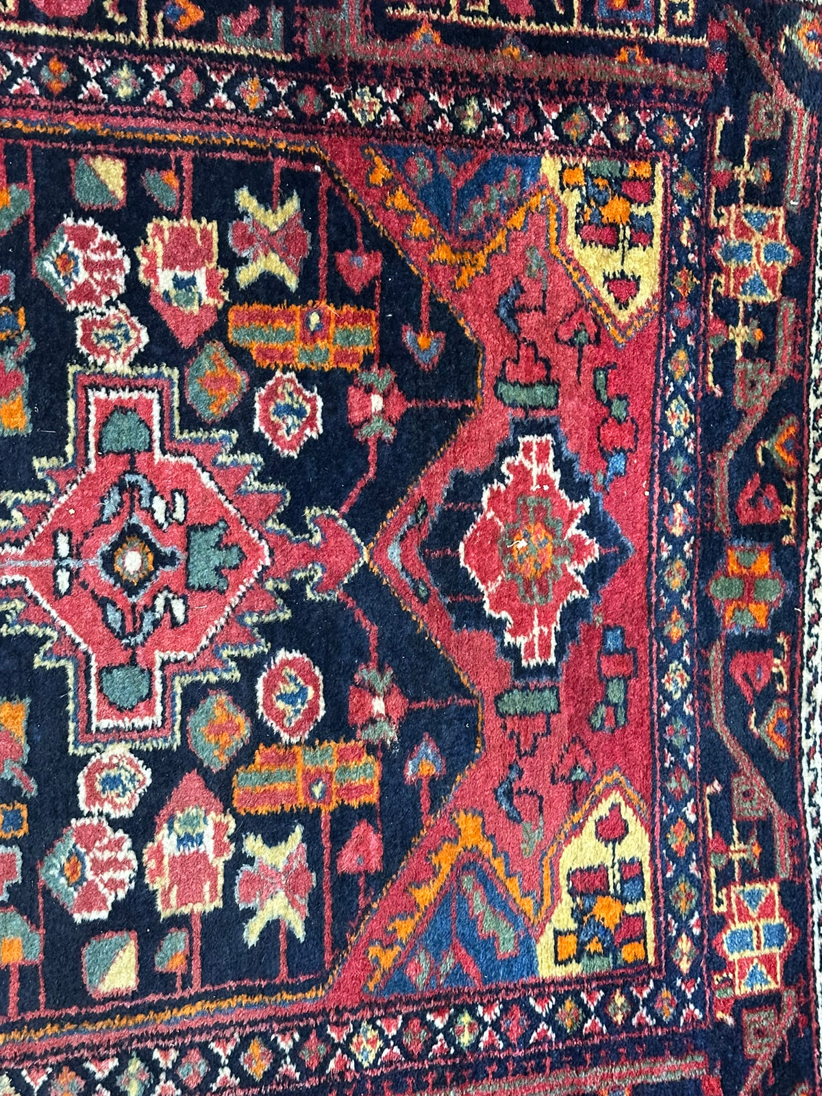 Orientteppich handgeknüpft Malayer 217x115 cm
