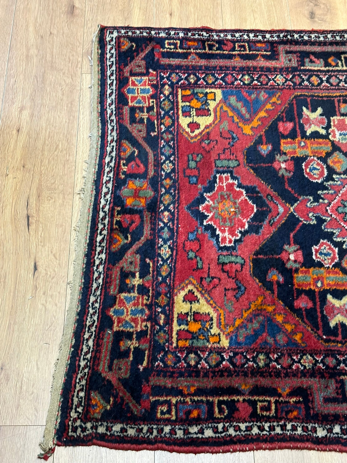 Orientteppich handgeknüpft Malayer 217x115 cm