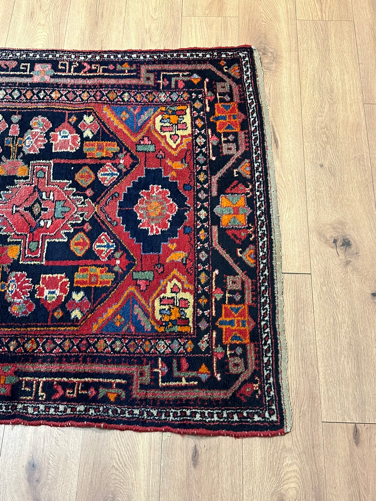 Orientteppich handgeknüpft Malayer 217x115 cm