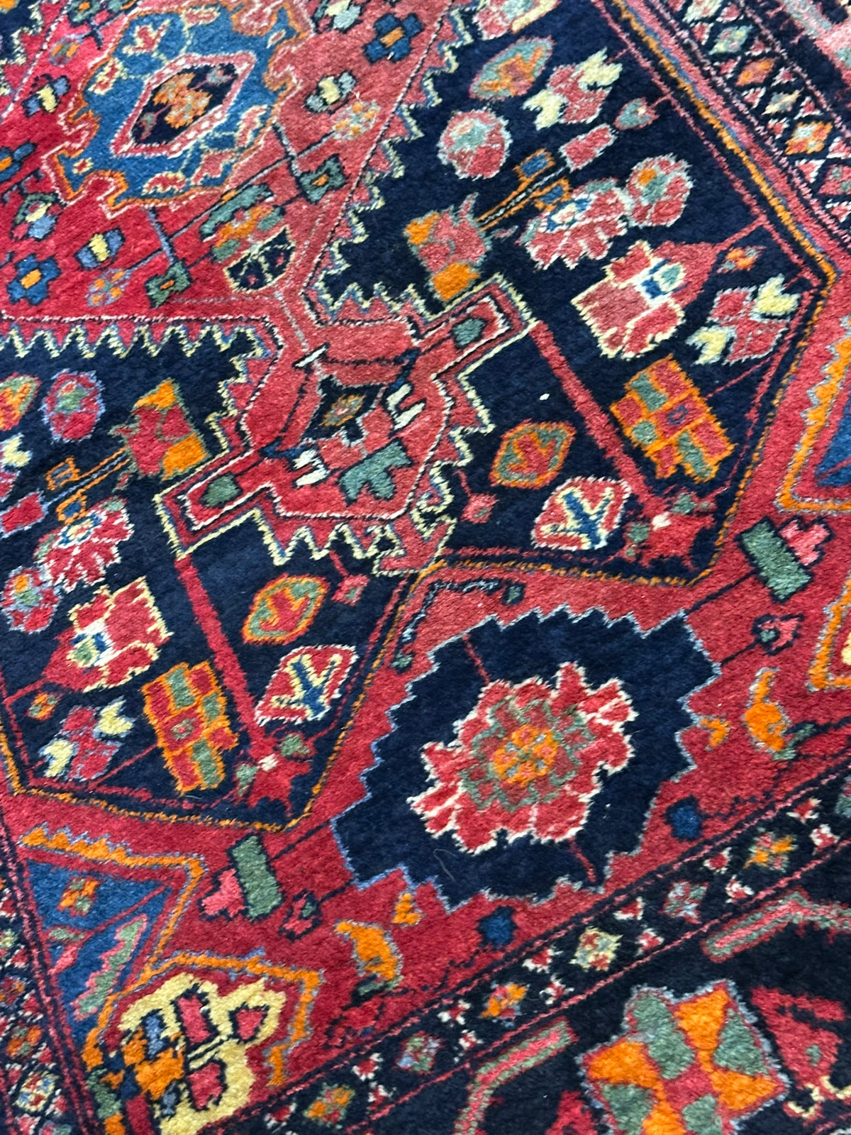 Orientteppich handgeknüpft Malayer 217x115 cm