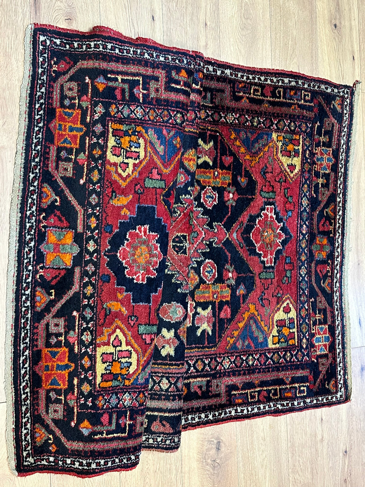 Orientteppich handgeknüpft Malayer 217x115 cm