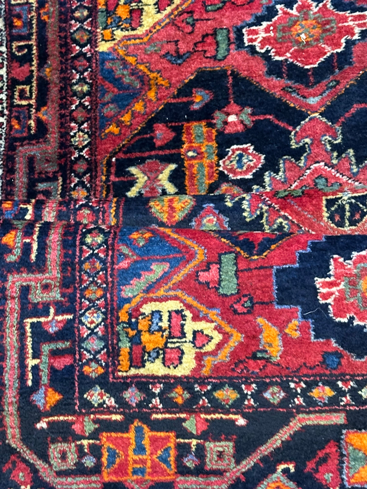 Orientteppich handgeknüpft Malayer 217x115 cm