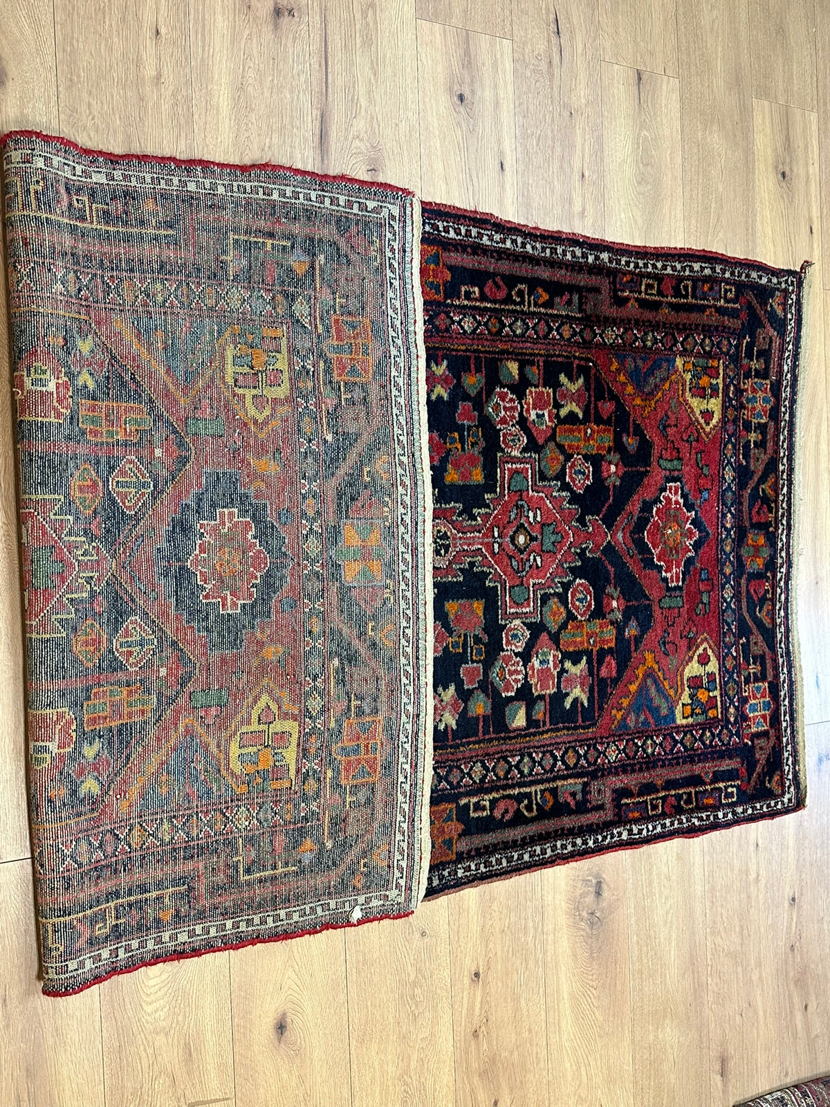 Orientteppich handgeknüpft Malayer 217x115 cm