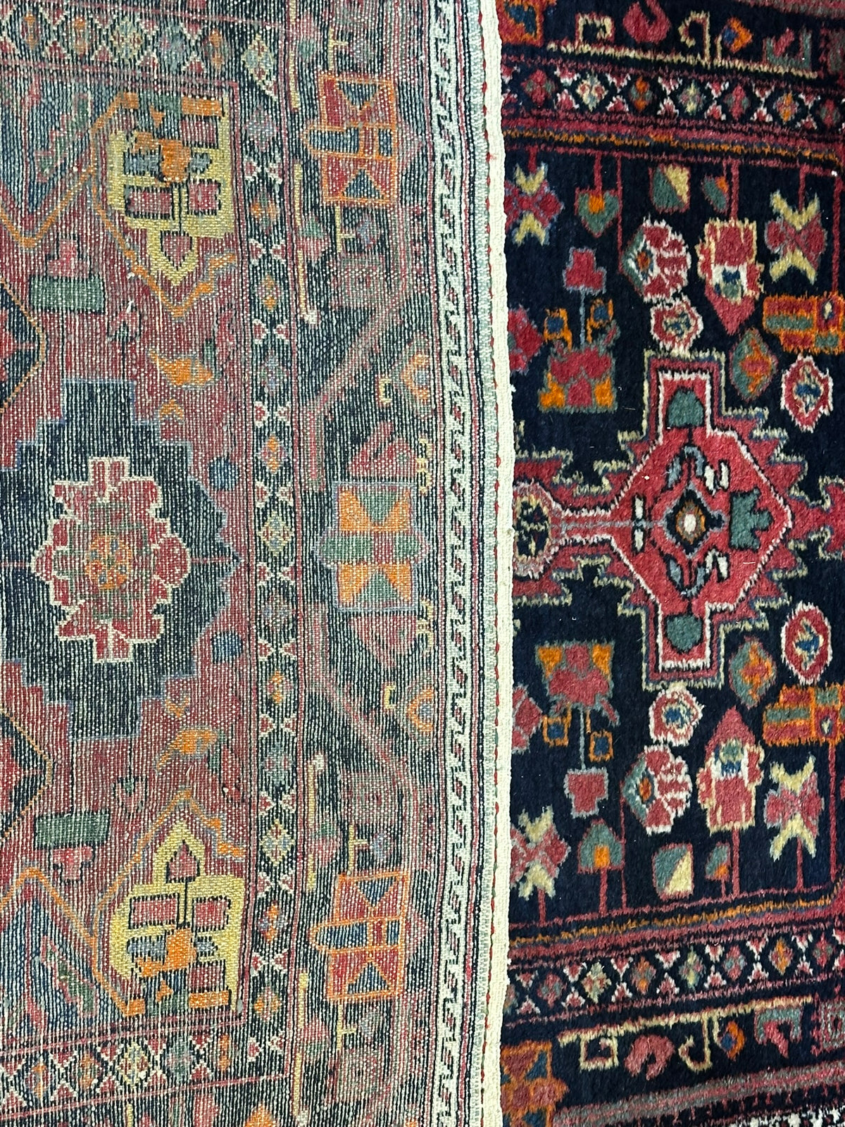 Orientteppich handgeknüpft Malayer 217x115 cm
