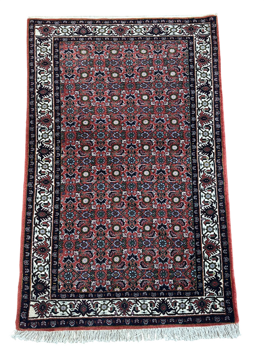 Orientteppich handgeknüpft Bidjar 136x86 cm