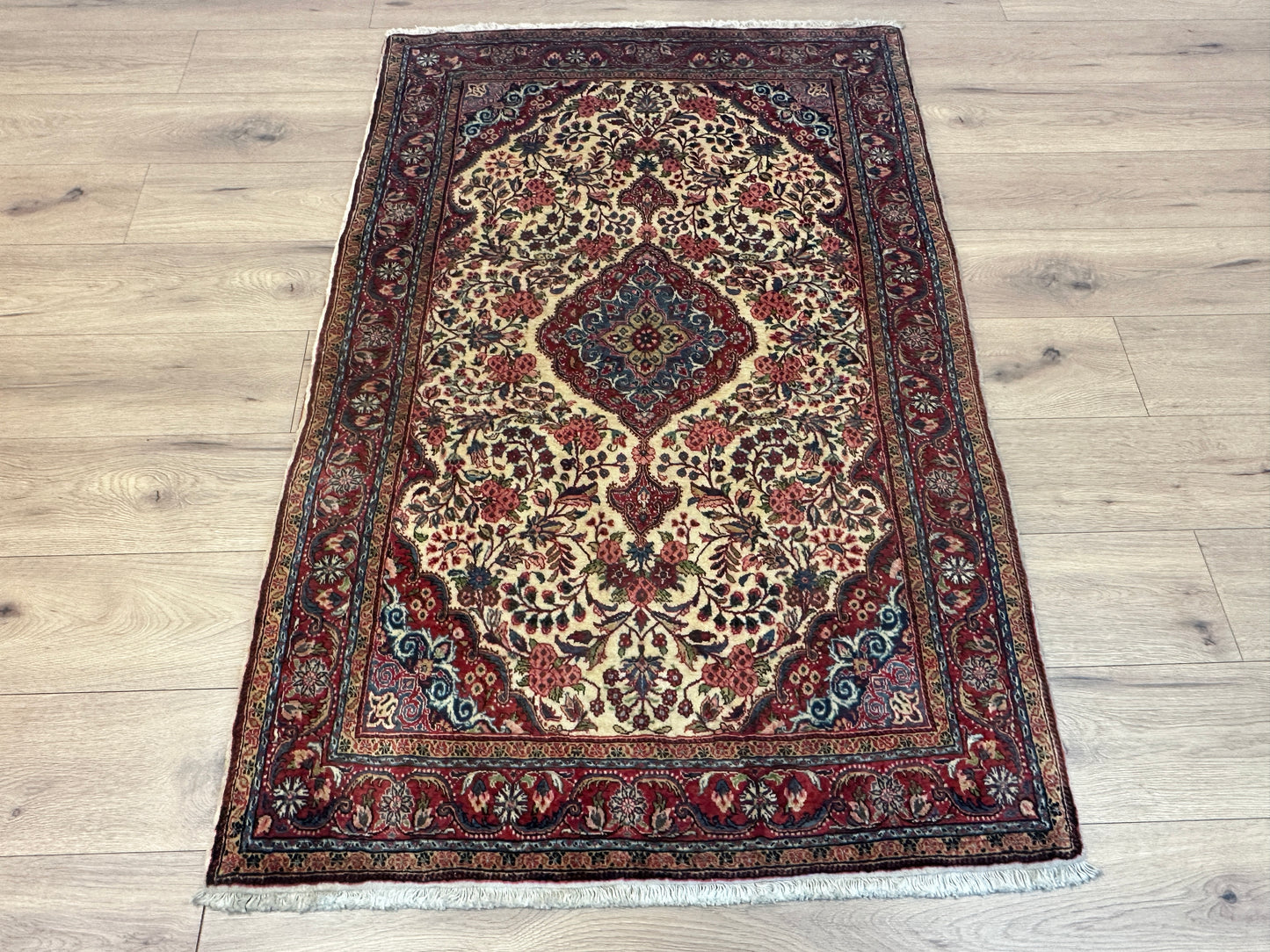 Handgeknüpfter Perser Orientteppich "Malayer Sarough" 160x105 cm