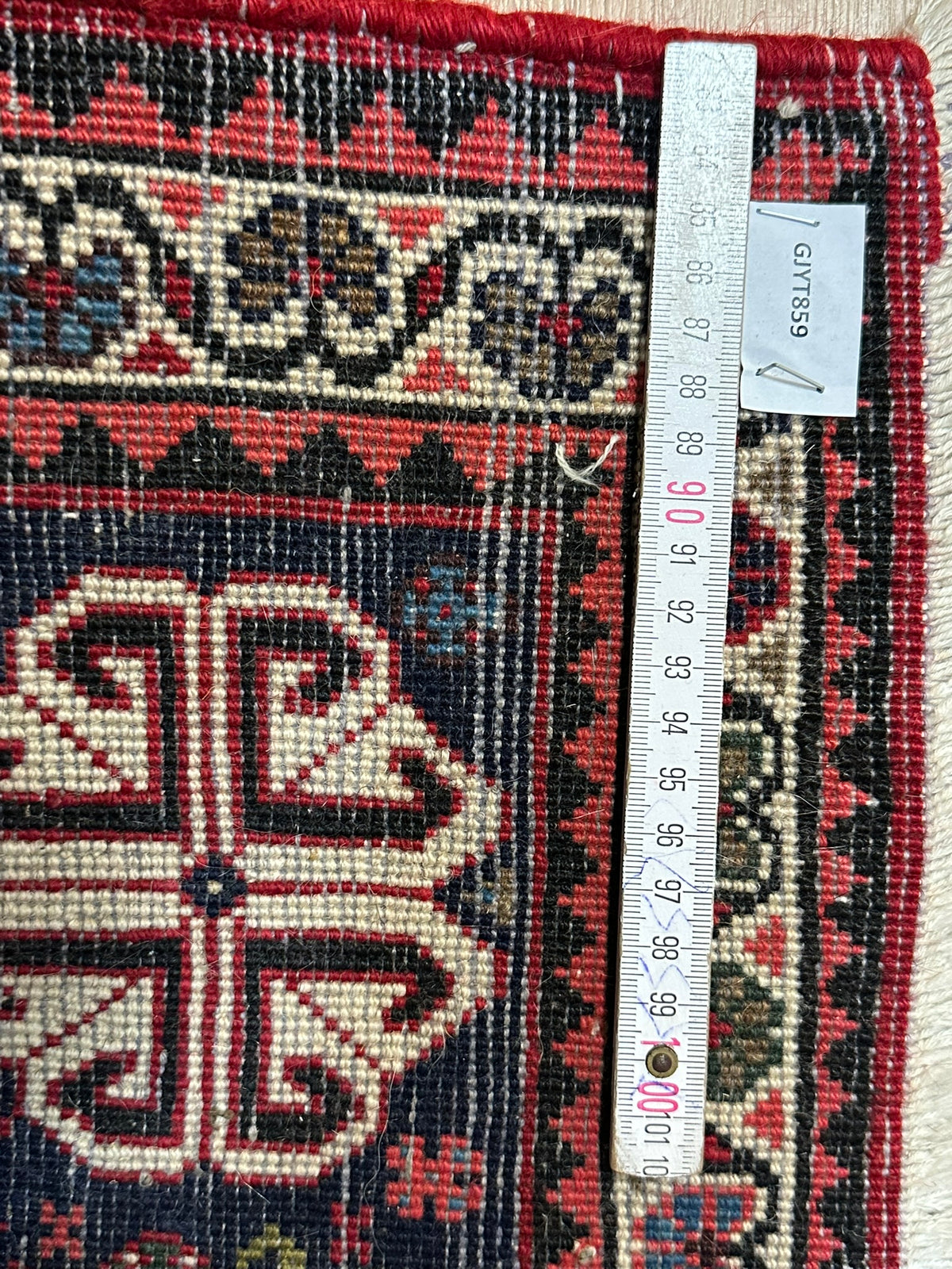 Orientteppich handgeknüpft Abadeh Naturfarben 100x60 cm