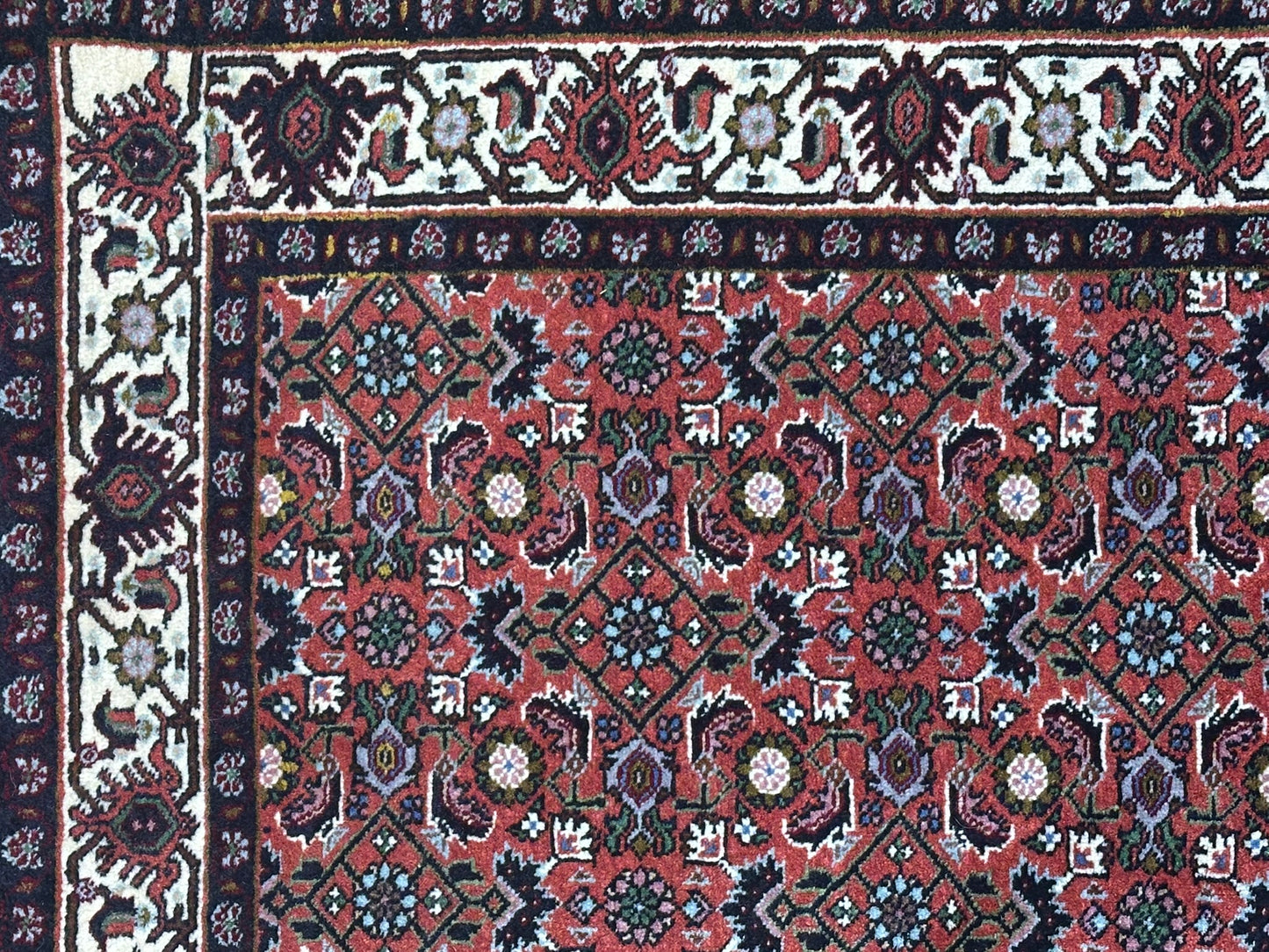 Orientteppich handgeknüpft Bidjar 136x86 cm