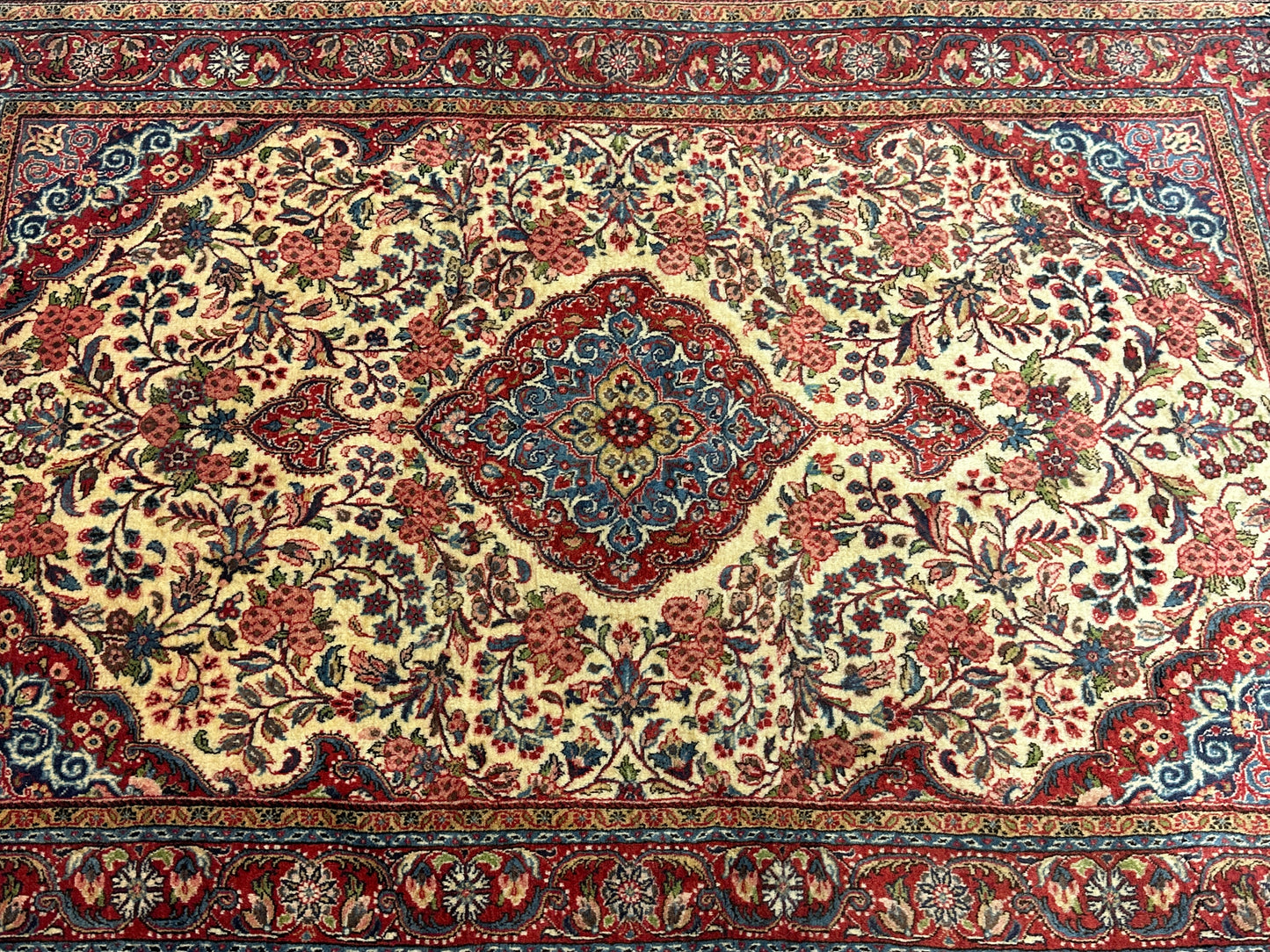 Handgeknüpfter Perser Orientteppich "Malayer Sarough" 160x105 cm